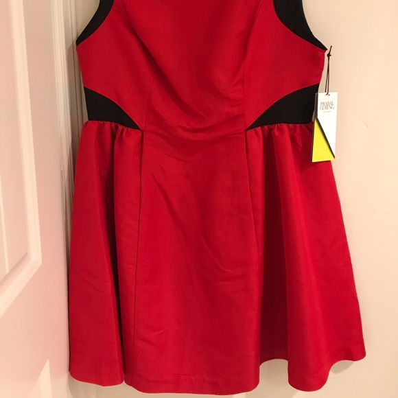 Pranav Gurung for Target red dress w/ pockets XXO - Picture 6 of 7